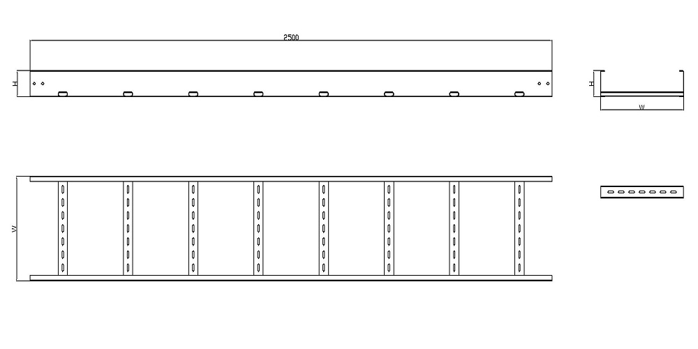 chi tiết cấu tạo thang cáp inox 304 được thiết kế bởi đào gia